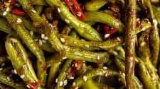 Spicy Garlic Green Beans