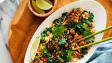 Spicy Kale and Coconut Fried Rice