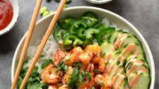 Spicy Shrimp Rice Bowls