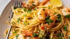 Spicy Shrimp Scampi with Linguine