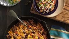 Spicy Taco Rice Skillet