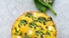 Spinach Egg Muffins with Cheese