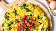 Spinach Feta Frittata Recipe