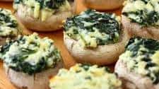 Spinach Feta Stuffed Mushrooms