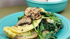 Spinach and Mushroom Omelet