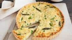 Spring vegetable quiche