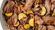 Steak and Zucchini Stir Fry