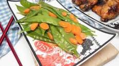 Stir-Fried Snow Peas and Carrots