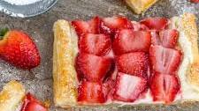 Strawberries and Cream Puff Pastry