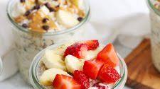 Strawberry Banana Overnight Oats (Gluten Free, Vegan)