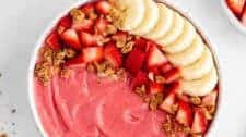 Strawberry Banana Smoothie Bowl