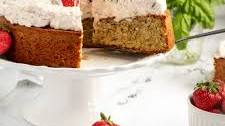 Strawberry Basil Cake