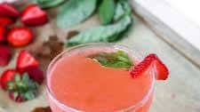 Strawberry Basil Martini