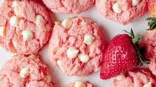 Strawberry Cheesecake Cookies