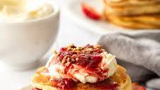 Strawberry Cheesecake Pancakes