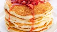 Strawberry Cheesecake Pancakes