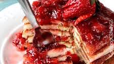 Strawberry Cheesecake Pancakes