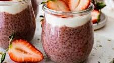 Strawberry Chia Pudding