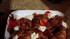 Strawberry & Chocolate Croissant Bake