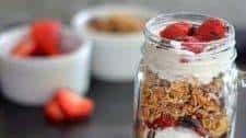 Strawberry & Chocolate Yogurt Parfait