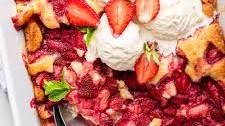 Strawberry Cobbler