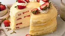 Strawberry Crepe Cake