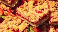 Strawberry Crumble Bars