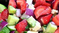 Strawberry Cucumber Salad