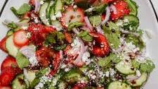 Strawberry Cucumber Salad