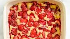 Strawberry Dump-It Cobbler (Half the Fat & Sugar!) (Gluten-Free)