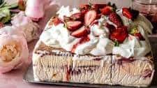 Strawberry Icebox Cake