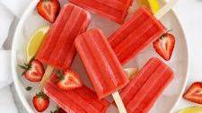 Strawberry Lemonade Popsicles (Vegan or Paleo!)