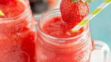 Strawberry Lemonade Slushies