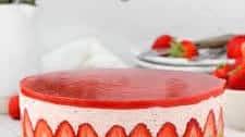 Strawberry Mousse Cake