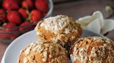 Strawberry Muffins with Greek Yogurt