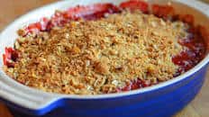 Strawberry Rhubarb Crisp