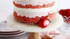 Strawberry Shortcake Ice Cream Cake