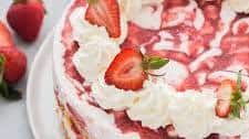 Strawberry Shortcake Ice Cream Cake