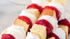 Strawberry Shortcake Kabobs - 2 Ways