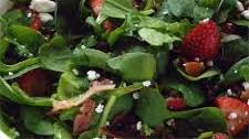 Strawberry Spinach Salad With Feta and Bacon