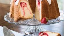 Strawberry Swirl Pound Cake