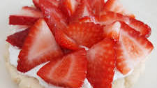 Strawberry Whipped Cream Tart