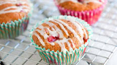 Strawberry Yogurt Muffins