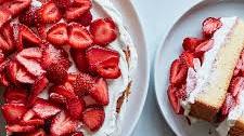 Strawberry and Cream Layer Cake