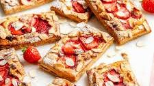 Strawberry ‘Almond Croissant’ Puff Pastry Tarts