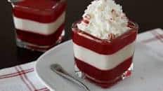 Striped Gelatin Dessert