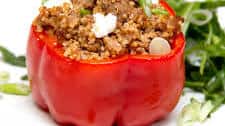 Stuffed Peppers With Ground Beef and Quinoa