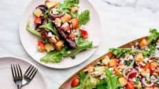 Summer Salad With Peaches and Goat Cheese