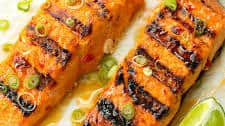 Sweet Chili-Lime Grilled Salmon