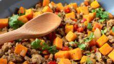 Sweet Potato Turkey Hash